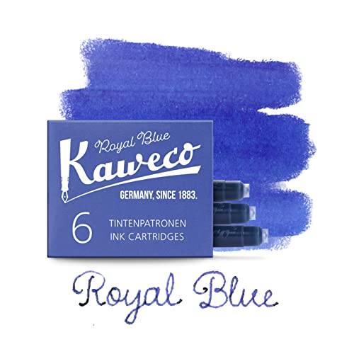 Fountain Pen Ink Cartridge - Royal Blue - 6 Pack