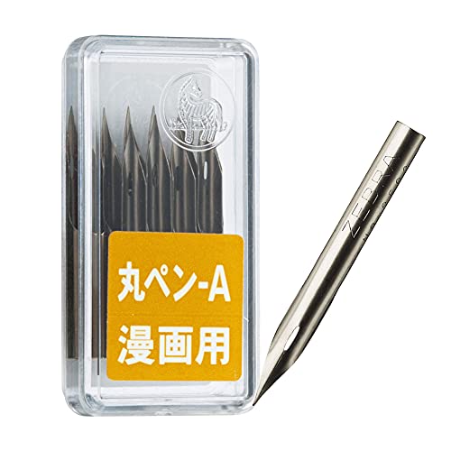 Zebra Comic Pen Nib, Mapping Pen (Maru Pen) , Pack of 10 (PM-1C-A-K)