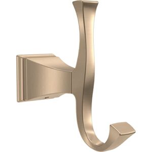 delta faucet 75135-cz dryden wall mounted robe hook/towel hook in champagne bronze