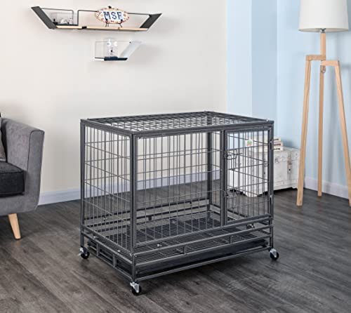 Go Pet Club Heavy Duty Metal Cage, 24"W x 28.75"H x 36.8"L