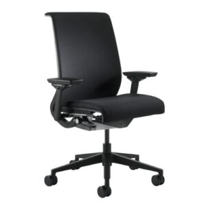 steelcase think fabric chair, black -