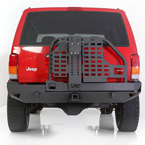 Smittybilt 76851 XRC Rear Bumper and Tire Carrier for 1984-2001 Jeep Cherokee XJ