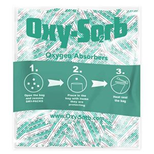 oxysorb 500cc-50pk oxygen absorber packets, 50 pack - long term food storage freshness protection