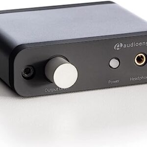 Audioengine D1 32-bit Portable Headphone Amp and USB DAC AMP, Preamp, Laptop Desktop Headphone Amplifier, Optical Inputs, High Definition Audio (2nd Gen)