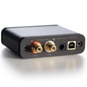 Audioengine D1 32-bit Portable Headphone Amp and USB DAC AMP, Preamp, Laptop Desktop Headphone Amplifier, Optical Inputs, High Definition Audio (2nd Gen)