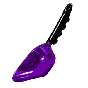 platinum pets 8-ounce stainless steel pet food scoop, electric purple