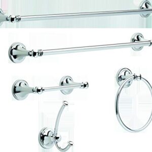 Delta Faucet 132890, Bathroom Accessories, Silverton Towel Hook, Polished Chrome