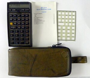 hewlett packard 41cv calculator