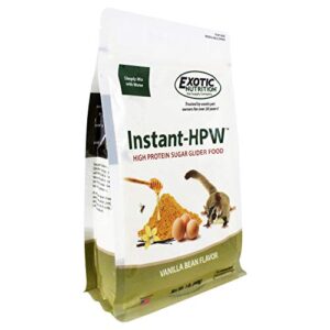 Instant-HPW 2 lb (Makes 6 lb) - All Natural Vitamin Enriched Sugar Glider Food - Healthy & Nutritious - High Protein Wombaroo - Staple Diet