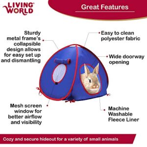 Hagen Living World Tent for Pets, Blue/Grey