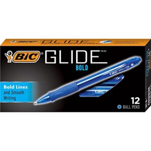 BIC Velocity Easy-Glide System Ballpoint Pen 12 pack