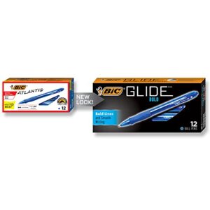 BIC Velocity Easy-Glide System Ballpoint Pen 12 pack