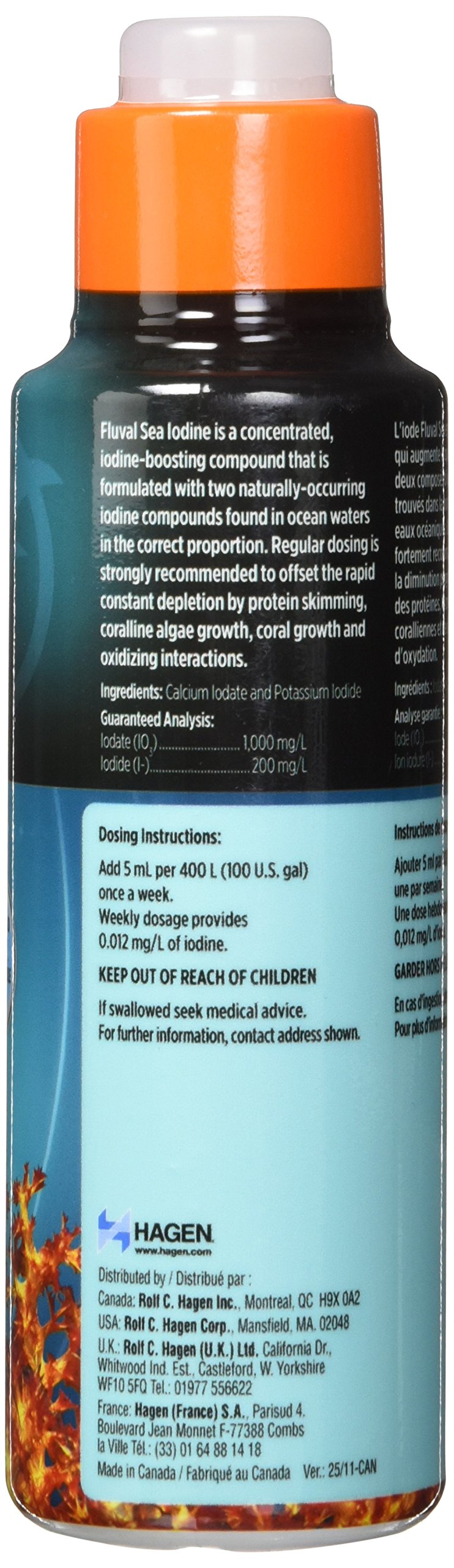 Fluval Sea Iodine for Aquarium, 8-Ounce