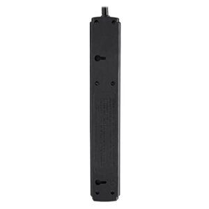 Tripp Lite 6 Outlet Surge Protector Power Strip, 6ft Cord, Black, $10,000 INSURANCE (TLP6B)