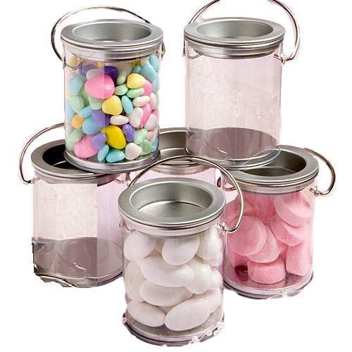 FASHIONCRAFT Wedding Bridal Party Favors, Mini Paint Can Mint Tin, Pack of 100