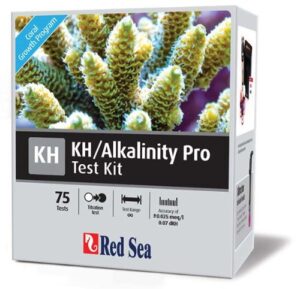 red sea fish pharm are21410 saltwater kh/alkalinity pro test kit for aquarium, 75 tests