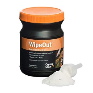 crystalclear wipeout bacterial control - 8 oz treats up to 4,800 gallons