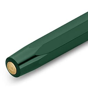 Kaweco CSFP-GN Fountain Pen, Medium, Classic, Sports, Green, Dual Use Type