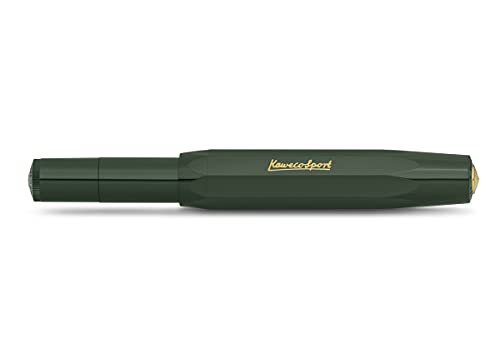 Kaweco CSFP-GN Fountain Pen, Medium, Classic, Sports, Green, Dual Use Type