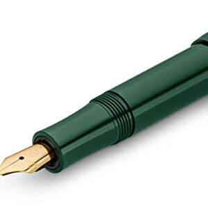 Kaweco CSFP-GN Fountain Pen, Medium, Classic, Sports, Green, Dual Use Type