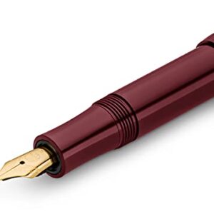 カヴェコ(Kaweco) Caveco CSFP-BO Fountain Pen, Medium, Medium Point, Classic Sports, Bordeaux