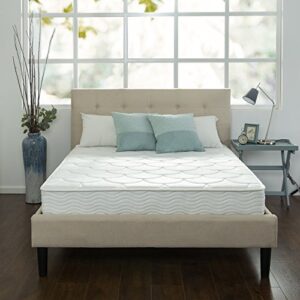 zinus 8 inch quilted pocket spring mattress / bed-in-a-box, full