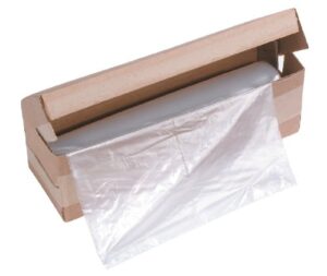 hsm 2117 shredder bags, 58 gallon capacity, 21 x 17 x 44 inches,clear