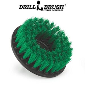 Construction Tools - Medium Scrub Brush - Threaded - 5/16 x 24 - fits Electric - Cordless - Air Pneumatic - Variable Speed - Dual Action - Orbital - Rotary - Buffer - Polisher – Machine