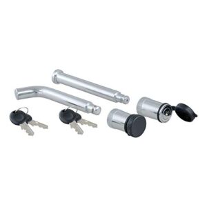 curt 23556 lock set for adjustable channel mounts, silver