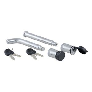 CURT 23556 Lock Set for Adjustable Channel Mounts, Silver