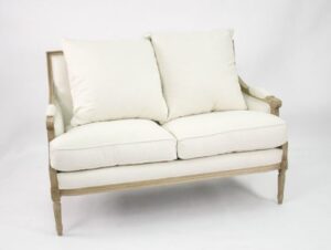 zentique french louis settee