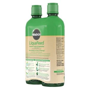 Miracle-Gro LiquaFeed Tomato, Fruits and Vegetables Plant Food Refill Pack, 2 Pack (Liquid Plant Fertilizer)