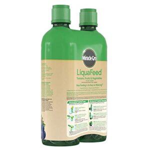 Miracle-Gro LiquaFeed Tomato, Fruits and Vegetables Plant Food Refill Pack, 2 Pack (Liquid Plant Fertilizer)