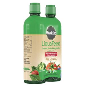 Miracle-Gro LiquaFeed Tomato, Fruits and Vegetables Plant Food Refill Pack, 2 Pack (Liquid Plant Fertilizer)