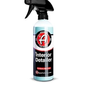 Adam's Interior Detailer (16oz) - Total Car Interior Cleaner, Protectant & Dressing | All Purpose Cleaner & Leather Conditioner | Vinyl, Dashboard, Screen, Seat Cleaner & More