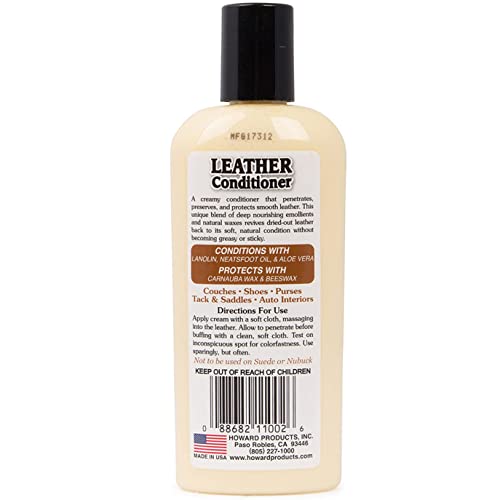 Howard LC0008 Leather Conditioner, 8-Ounce