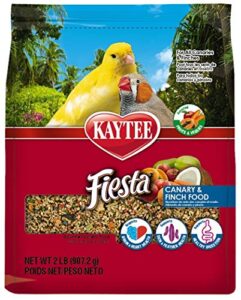 kaytee fiesta canary and finch food, 2 pound bag