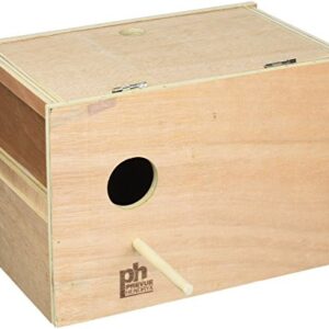 Prevue Pet Products BPV1105 Outside Mount Nest Box for Parakeet, Medium