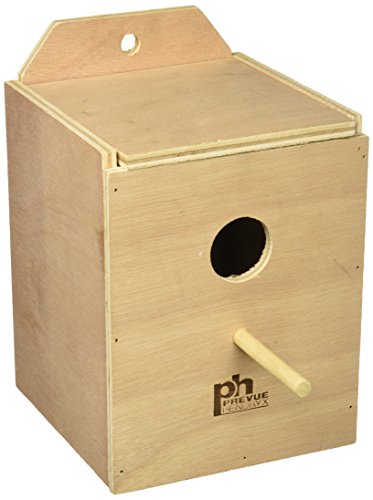 Prevue Pet Products BPV1102 Wood Inside Mount Nest Box for Birds, Lovebird