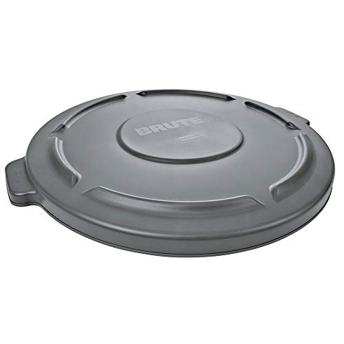 Rubbermaid Brute Can Lid for 20 Gallon, Flat Gray