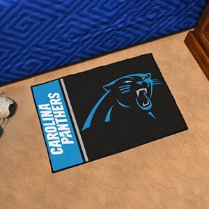 FANMATS 8255 Carolina Panthers Starter Mat Accent Rug - 19in. x 30in. | Sports Fan Home Decor Rug and Tailgating Mat Uniform Design