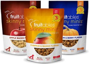 fruitables skinny minis apple bacon, pumpkin berry, mango - variety 3 pack