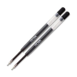 itoya aquaroller gel pen refill,0.7mm - fine point - black gel pen - 2 / pack