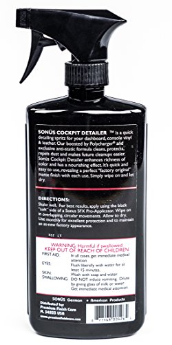 Sonus Cockpit Detailer Anti-Static Cockpit Detail Spritz, 16 fl. oz.