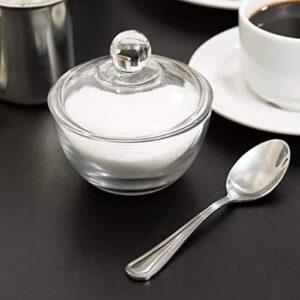 Anchor Hockings Brand Anchor Hocking Presence Glass Sugar Bowl with Lid, 1-Pack, Clear