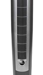 Lasko Portable Electric 42" Oscillating Tower Fan with Fresh Air Ionizer, Timer and Remote Control for Indoor, Bedroom and Home Office Use, Silver 2551