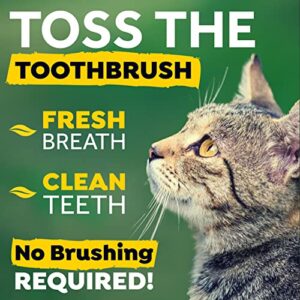 Fresh Breath by TropiClean Oral Care Water Additive for Cats, 16oz - Made in USA