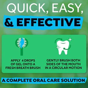TropiClean Fresh Breath Oral Care Kit for Small & Medium Dogs - Complete Toothbrush & Toothpaste Gel Kit - Helps Remove Plaque & Tartar + Breath Freshener