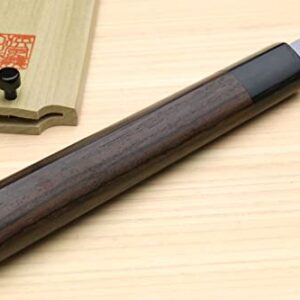 Yoshihiro Shiroko High Carbon Steel Kasumi Yanagi Rosewood Handle Sushi Sashimi Chef Knife (10.5'' (270mm))