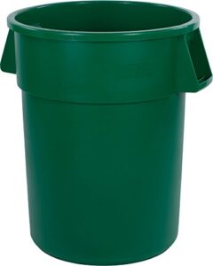 carlisle foodservice products 34105509 bronco round waste container only, 55 gallon, green